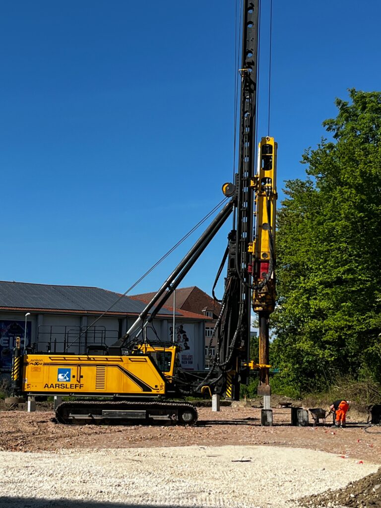 Parkhaus Neu-Ulm – Pfahlgründung